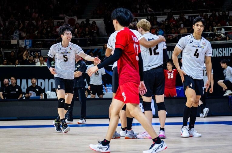 バレーボール世界選手権・カナダ戦　©︎Volleyball World