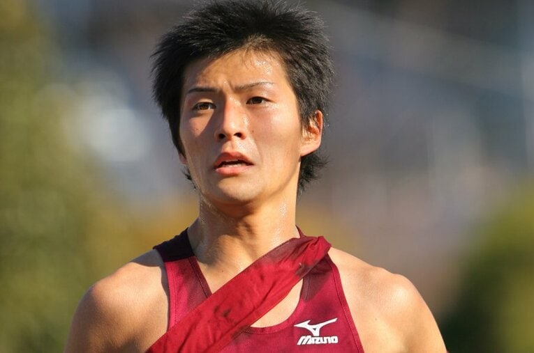 箱根駅伝で3年連続区間賞を獲得するなど、早稲田大の絶対的エースとして活躍した竹澤健介。ロングインタビューで母校への熱い思いを語った ／ photograph by AFLO SPORT