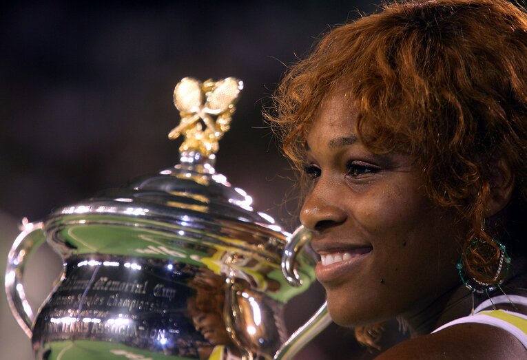 2005年全豪優勝時のセリーナ　©Getty Images