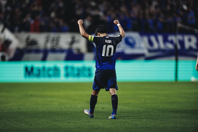 久保建英はインドネシア戦で1ゴール、2アシスト。別格の実力を見せつけた　©Kiichi Matsumoto