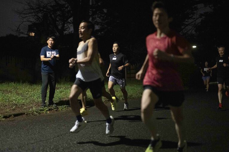「RDC RUN CLUB」の練習会にはコーチとして参加することもある　©Asami Enomoto