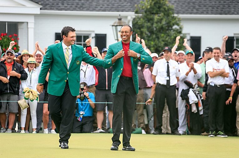2018年のツアー選手権に続き、マスターズを制したタイガー・ウッズ。彼の完全復活をどれほどの人が信じていただろうか。 ／ photograph by AFLO