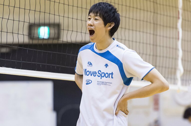 中央大学時代の練習風景（2015年）©Takuya Sugiyama