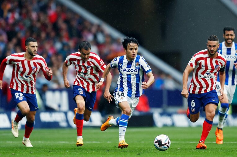 「クボを無効化する」要警戒した闘将シメオネが久保建英の技に呆然…ソシエダCL確定にカメラマンが思い出した「クボはフィットするよ」(21)