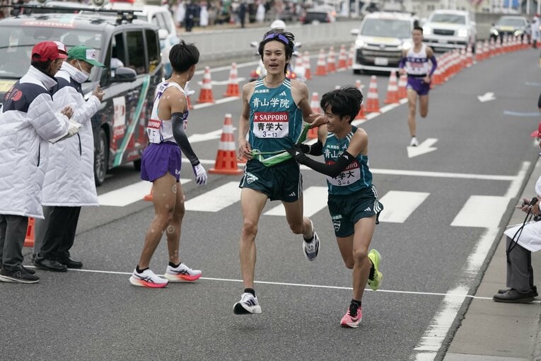 一気に首位に躍り出た3区　©JMPA