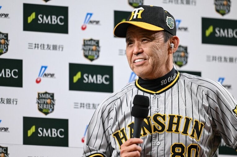 2023年、阪神を38年ぶりの日本一に導いた岡田彰布。名将はチームに何を残したのか　©Nanae Suzuki
