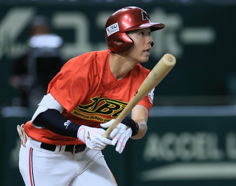 ドラフト目玉ベスト3　外野手編【3】日本文理大・東門寿哉（178cm78kg・右投左打）　©SANKEI SHIMBUN