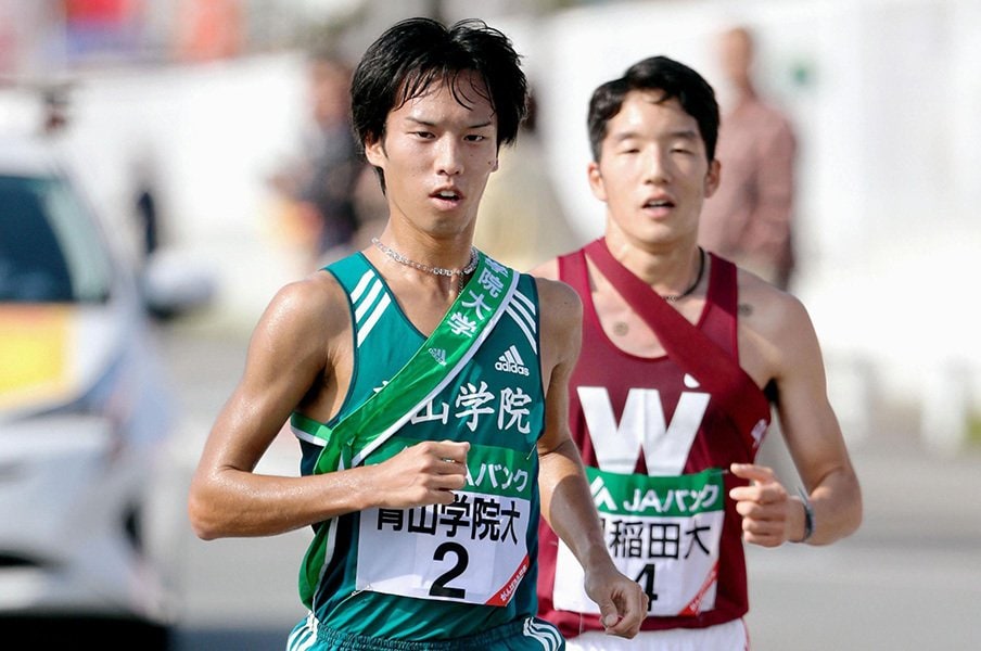 箱根で早稲田は青学を倒せるのか。実は選手層の厚さでは最強クラス!<Number Web> photograph by Kyodo News