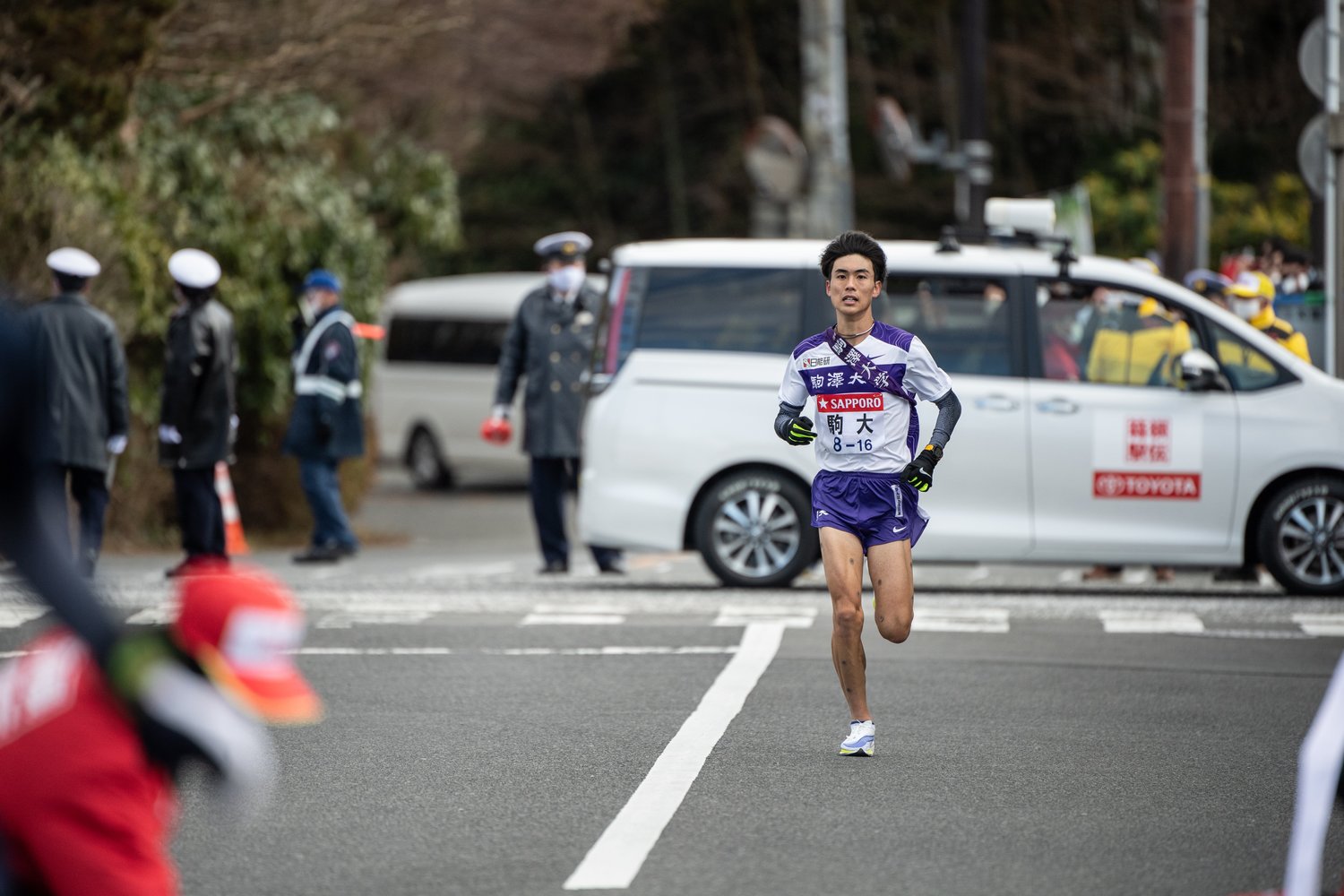 昨季の箱根駅伝では、山登りの5区を走った鈴木芽吹（駒大）　©Nanae Suzuki