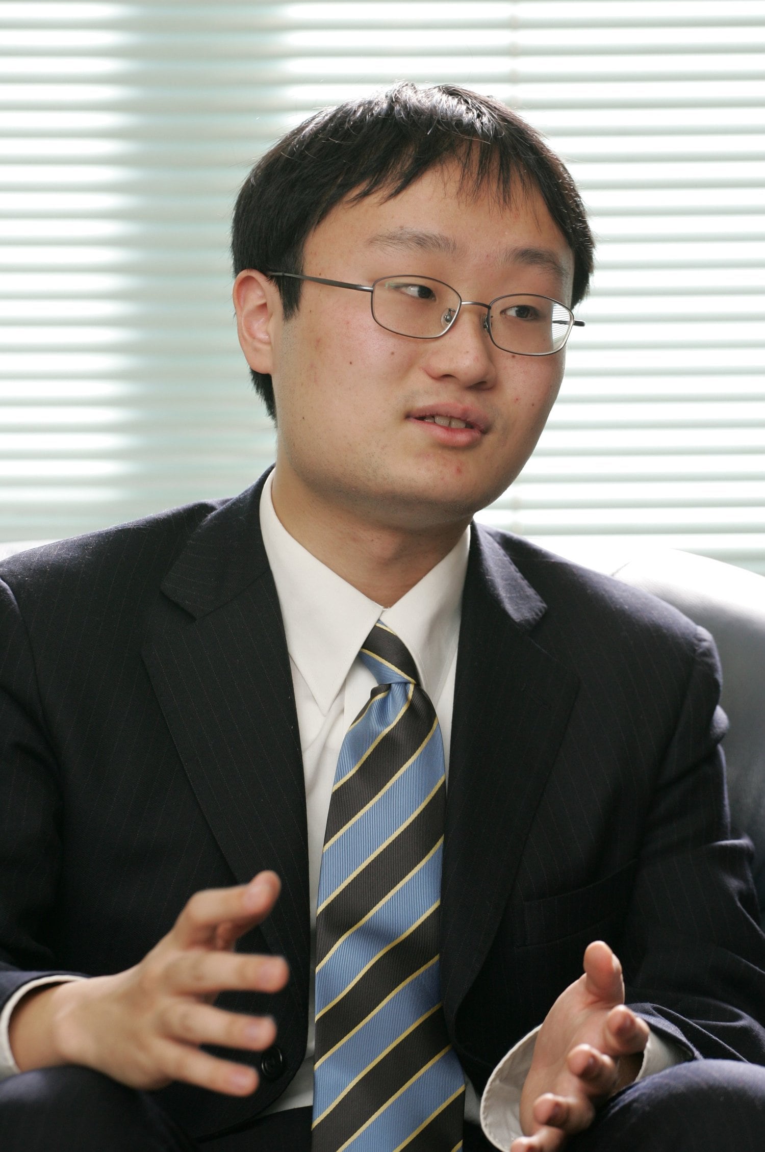 新竜王となった直後の渡辺名人(05年撮影)©Tamon Matsuzono