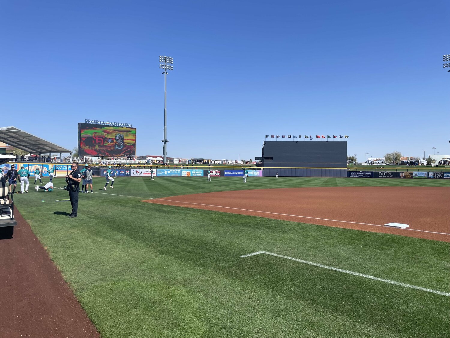 藤浪晋太郎がオープン戦で登板した球場「ピオリア・スポーツ・コンプレックス」 ©NumberWeb