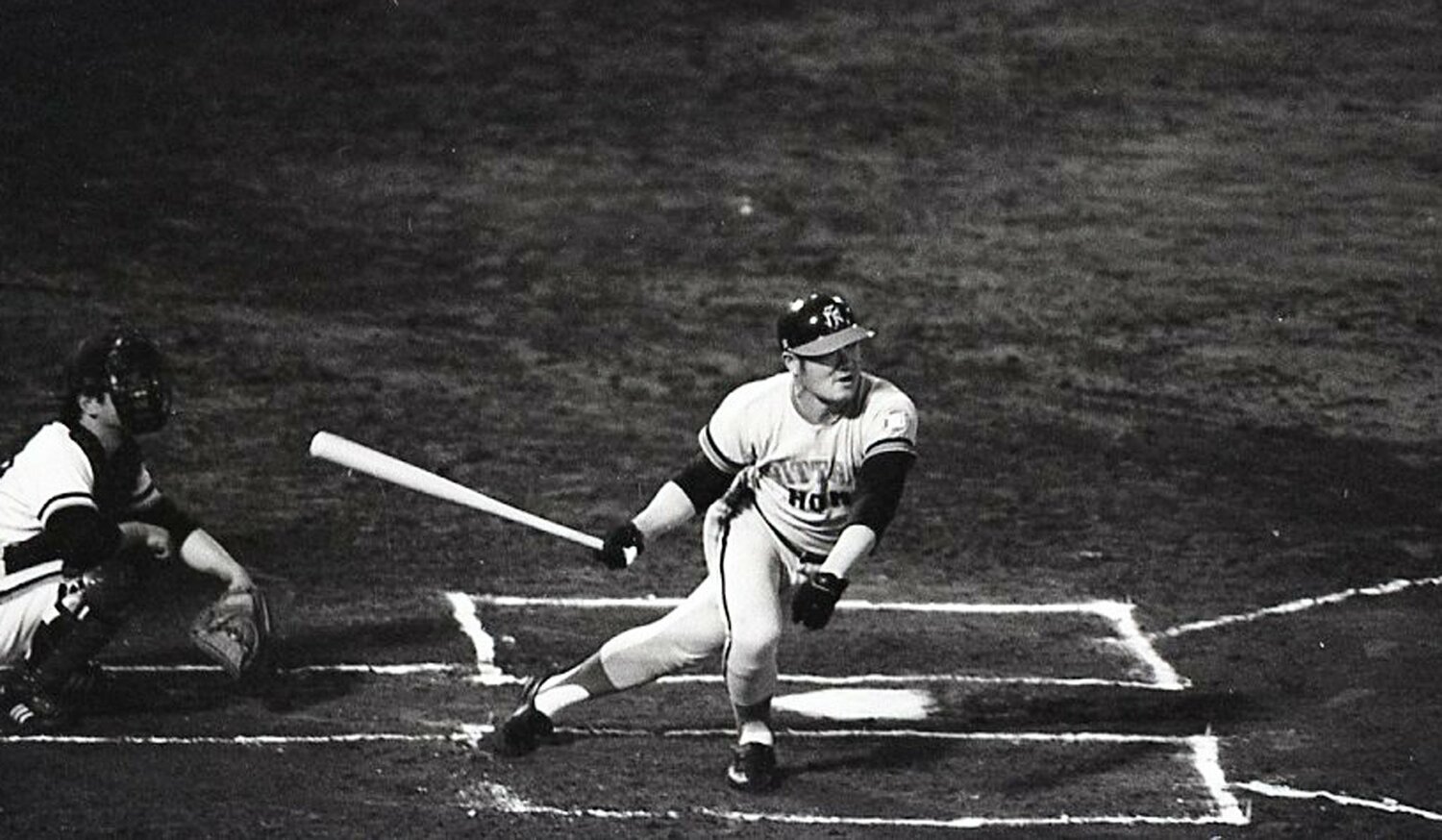 73年、日拓時代の張本　©JIJI PRESS