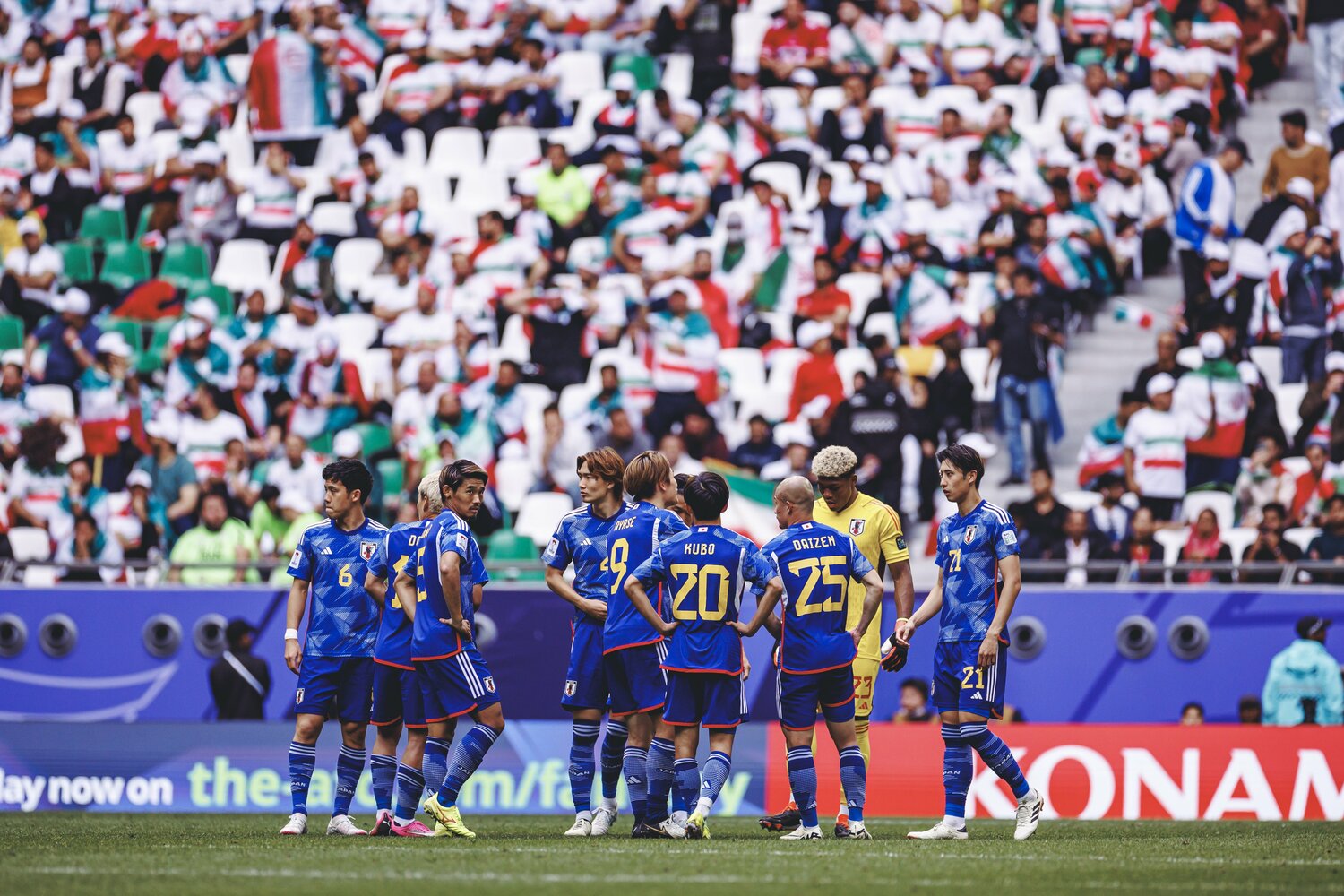 アジア杯イラン戦はカタール開催だったがアウェーのような環境だった　©Kiichi Matsumoto