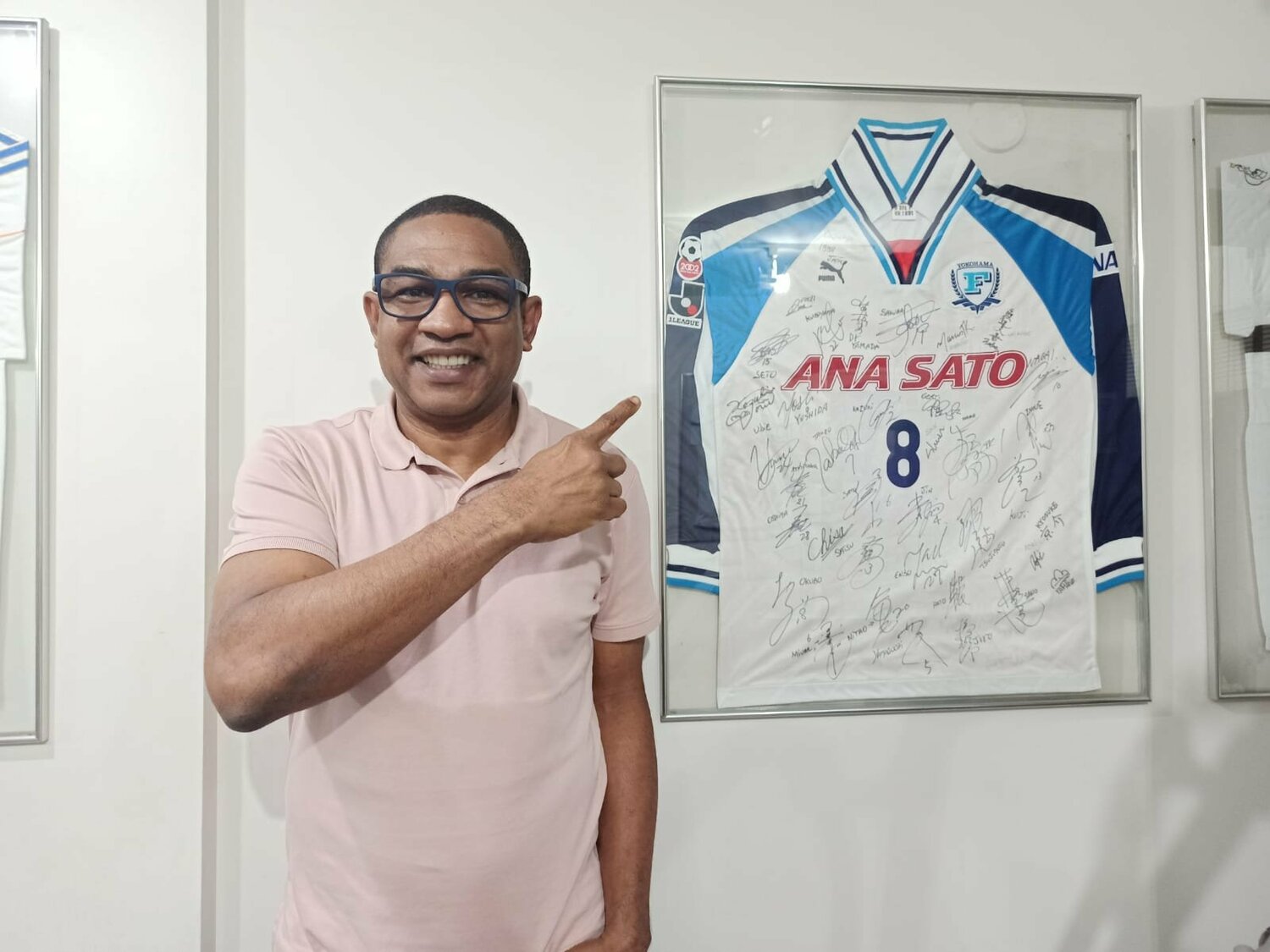 フリューゲルスのユニフォームは今も大事に撮ってある　©Hiroaki Sawada