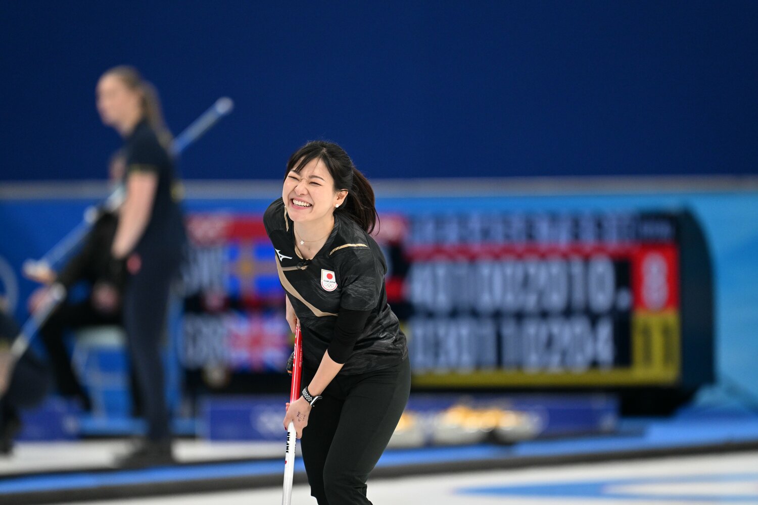 試合中どんな場面でも光ったサードの吉田知那美の笑顔　　©️Naoya Sanuki/JMPA