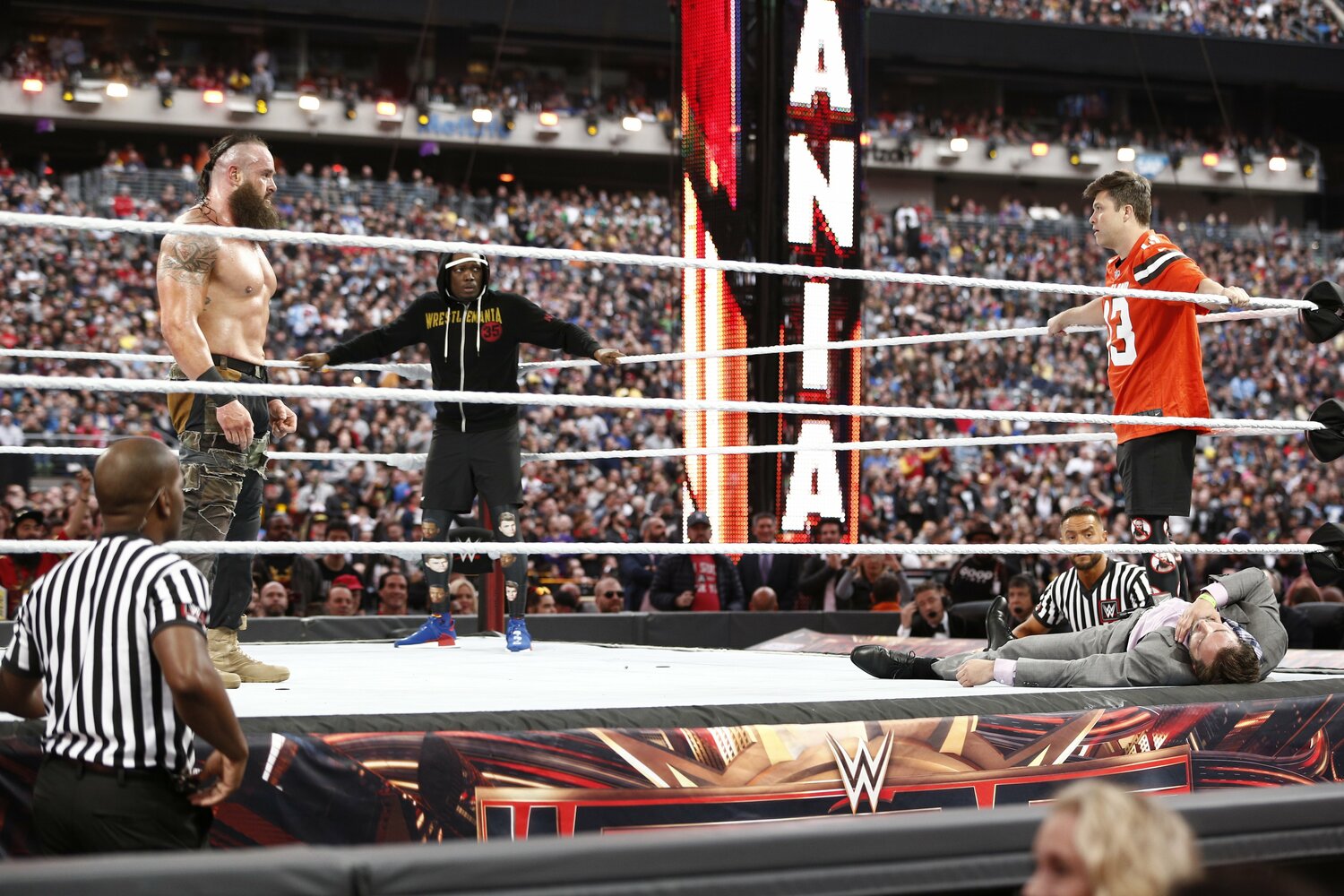 世界最大のプロレスイベント「レッスルマニア」などを展開するWWE　©︎Getty Images