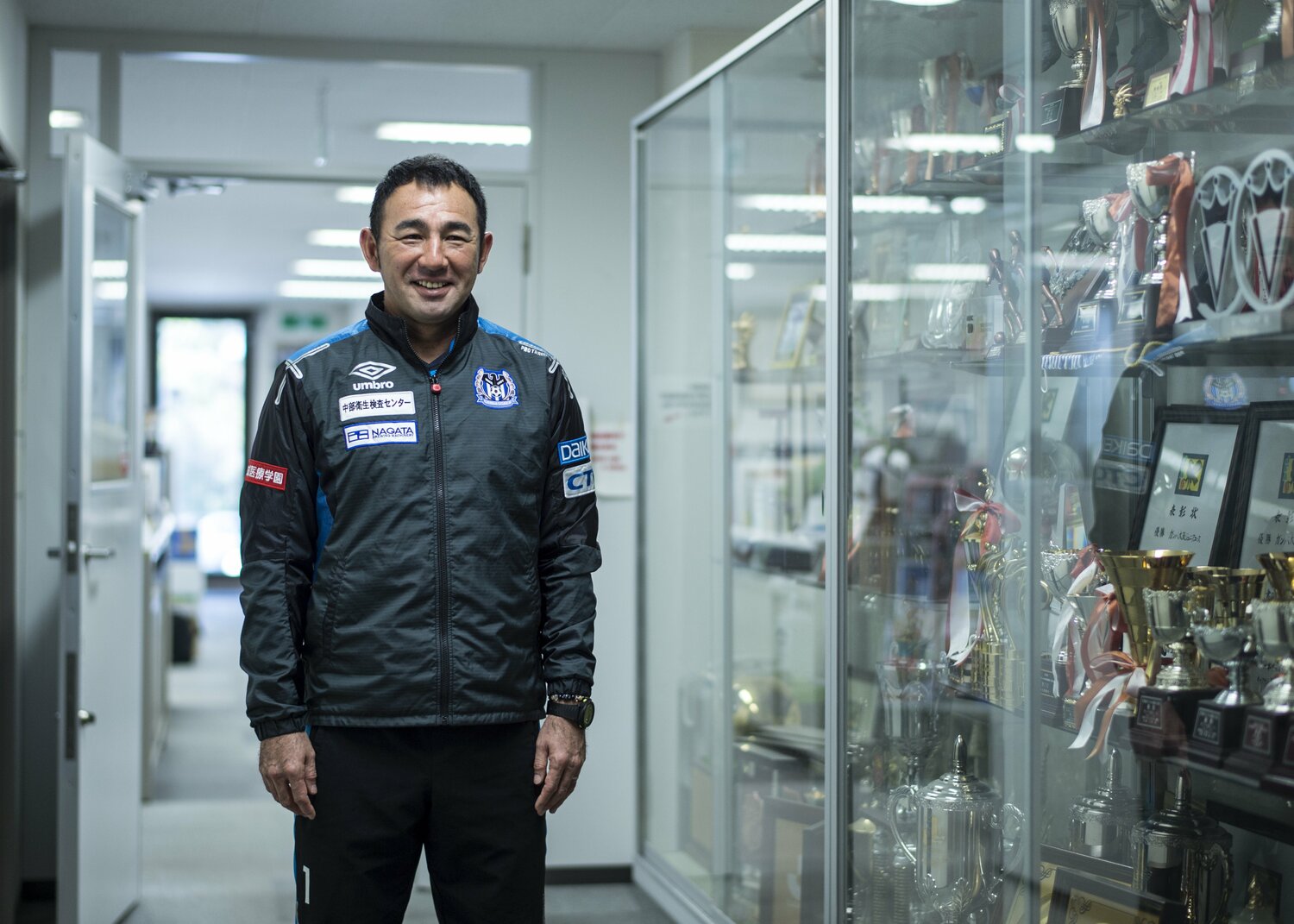 ガンバを率いた頃の長谷川健太監督　©Takuya Sugiyama