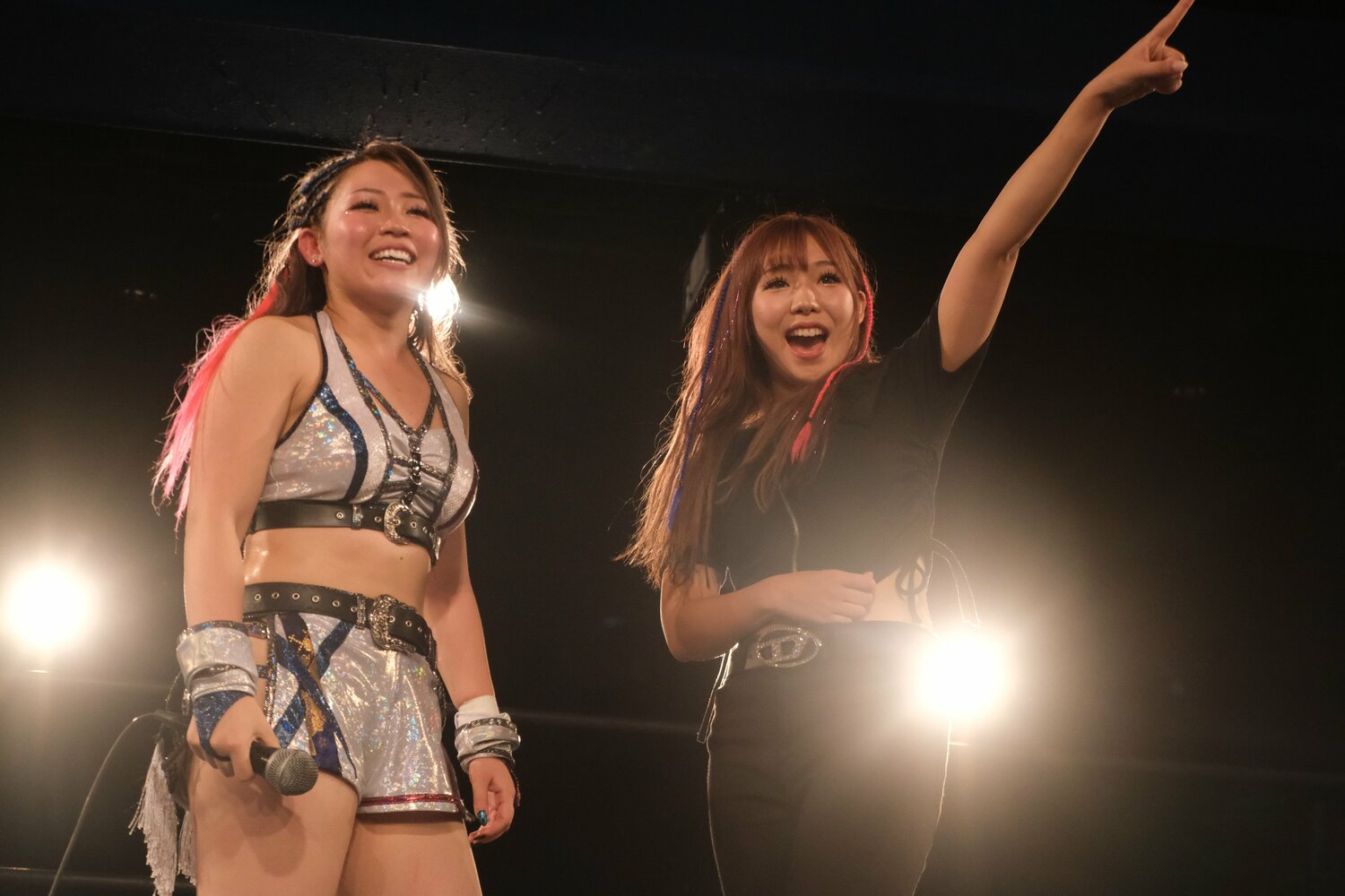 自主興行ではあずさとともに来年の「姉妹凱旋自主興行」開催を発表