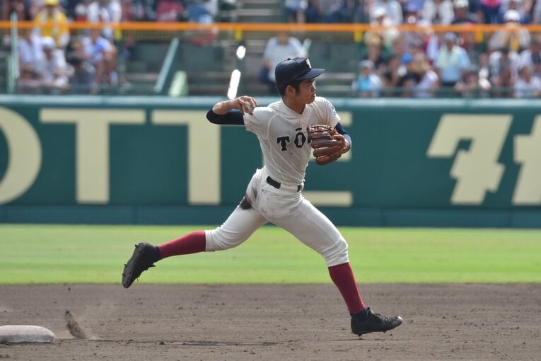 根尾昂（写真）をはじめ、藤原恭大、柿木蓮ら錚々たるメンバーと同級生に ©Hideki Sugiyama