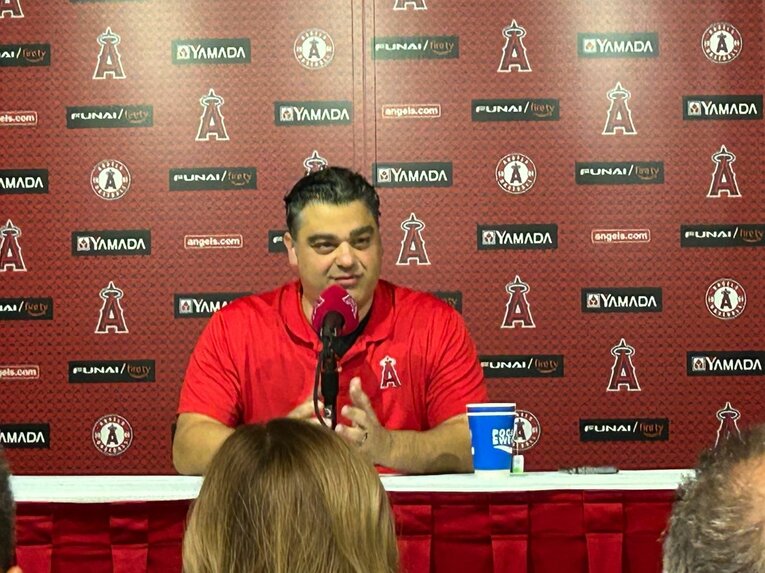 ミナシアンGMの会見　©Naoyuki Yanagihara