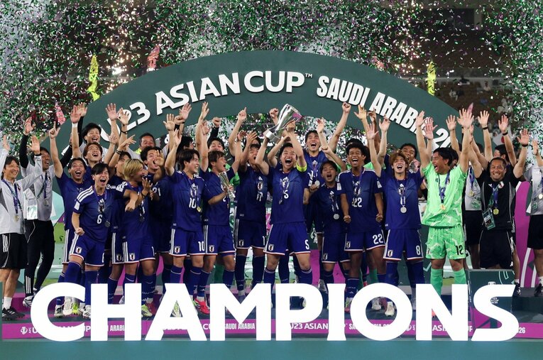 U-23アジアカップを“2歳年下世代”ながら優勝したU-23日本代表　©Wu Zhizhao/Getty Images