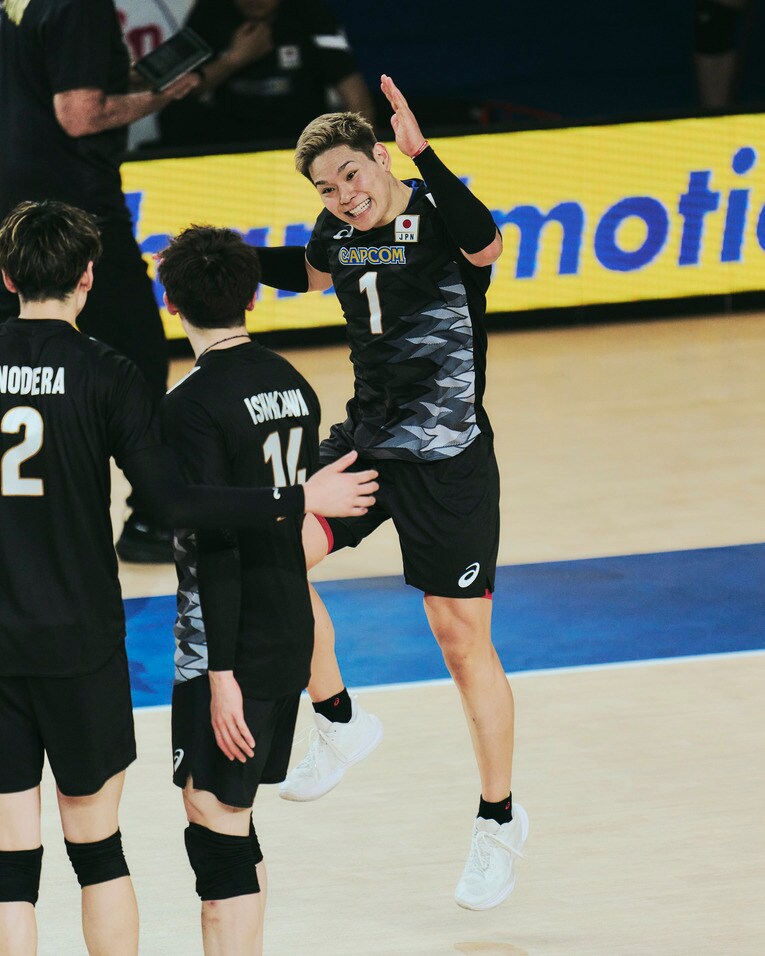 西田有志（VNLスロベニア戦）©︎Yuki Suenaga