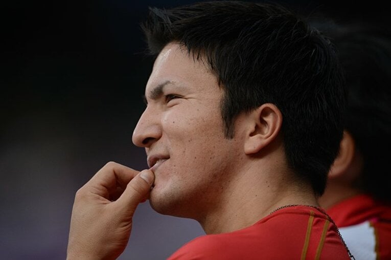 ディーン元気、ユニフォームを引き裂いて喜び爆発！ セイコーGGPで雄叫びの大復活(2) ／ photograph by Asami Enomoto／JMPA