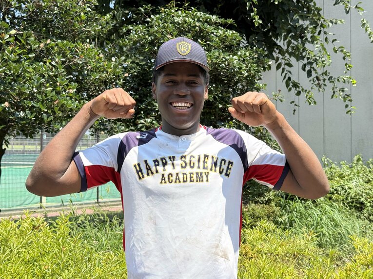 第1シード・作新学院線でも打った…エミールの現地写真　©Yuji Yanagawa