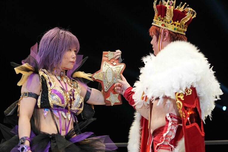 中野たむの初防衛戦の相手は全勝で『5★STAR GP』を制した舞華だった　©Essei Hara