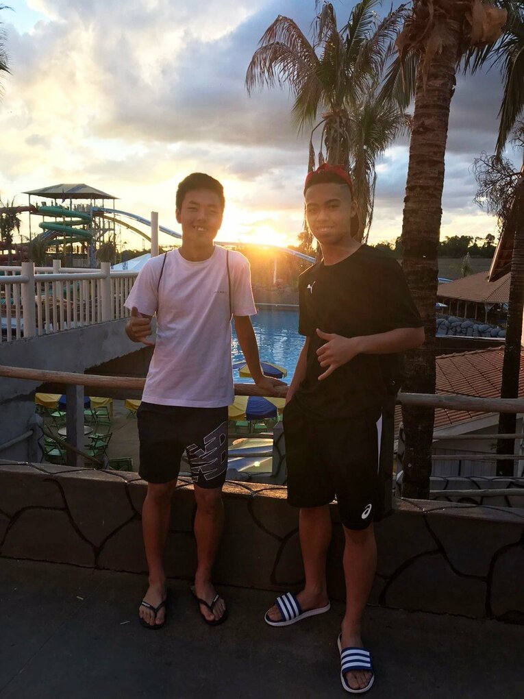 響君とアラン　※本人提供　