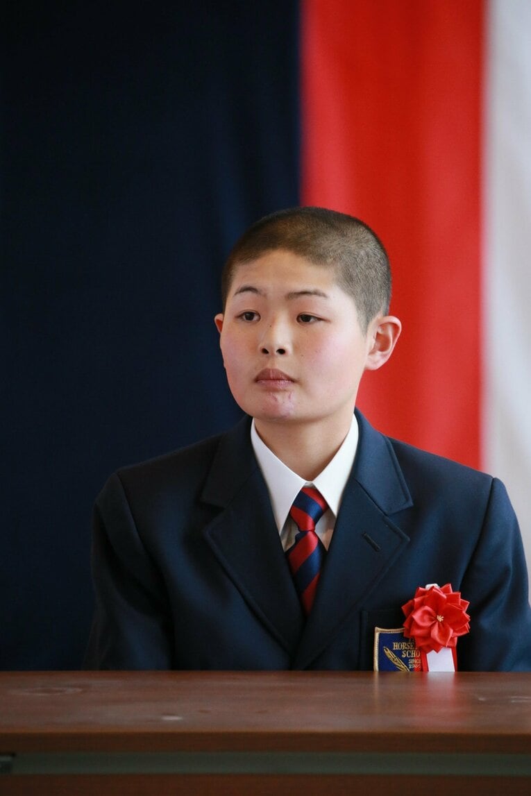 念願叶って、競馬学校に入学　©Sankei Shimbun