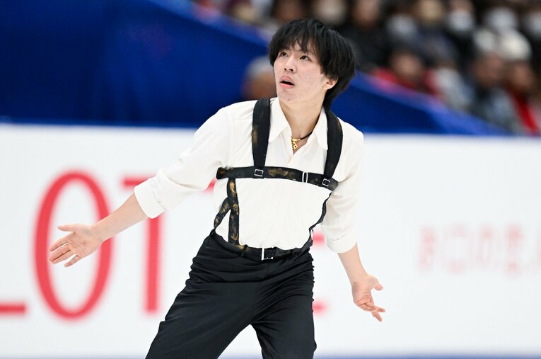 三浦佳生（18歳）が、初の世界選手権への意気込みと、同世代のライバルである鍵山優真、佐藤駿との関係について語った ／ photograph by Asami Enomoto