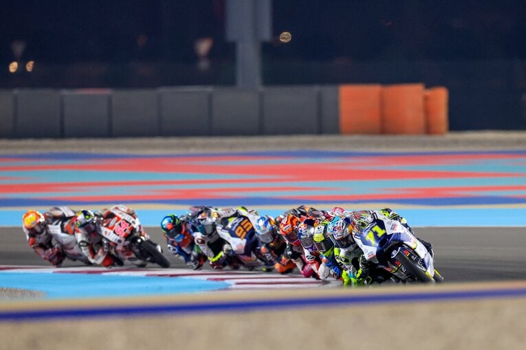 カタールGPでトップを走る佐々木　©Satoshi Endo