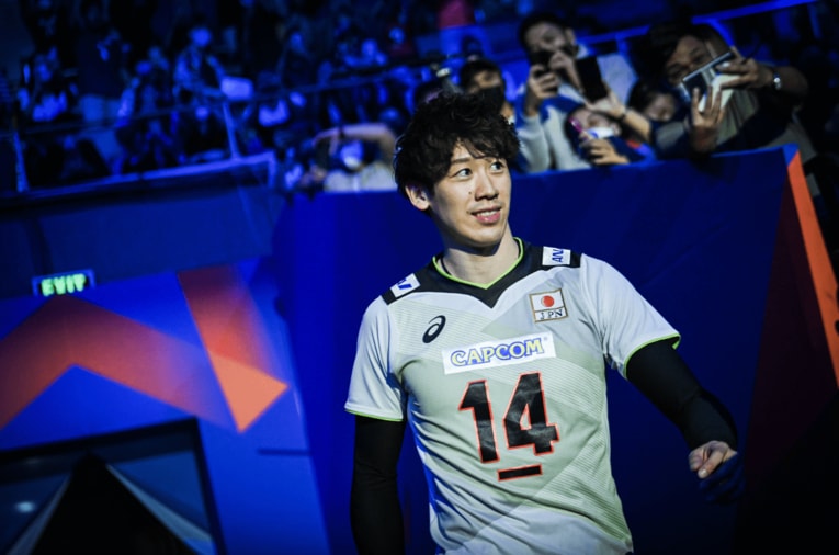 ネーションズリーグ・イタリア戦　©︎FIVB