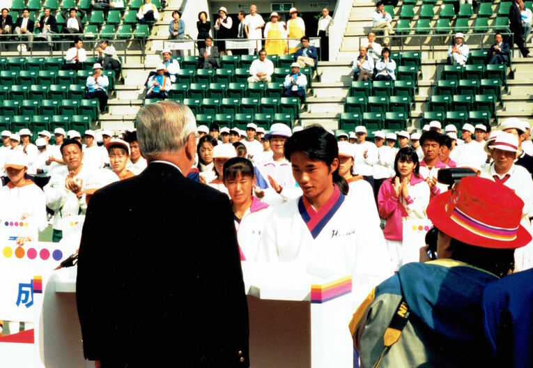 全国制覇を果たした杉村　写真は本人提供