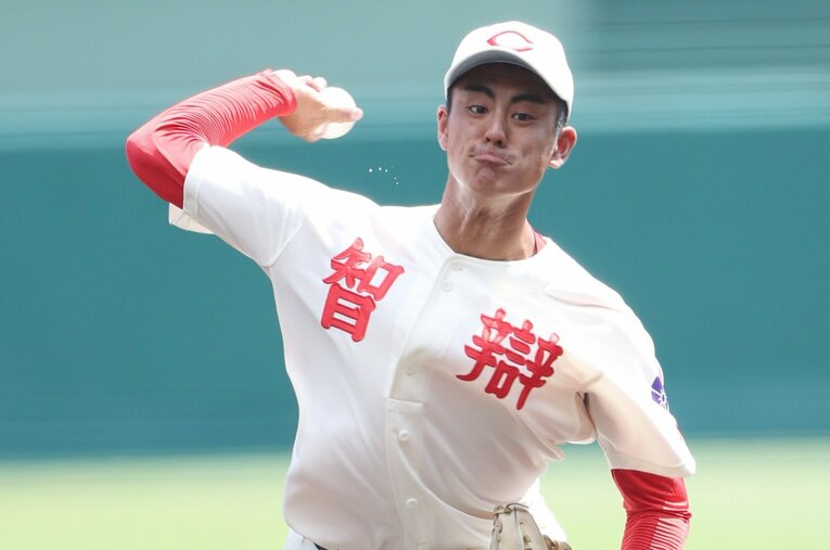 アスレチックスからドラフト指名を受けた武元一輝。智弁和歌山高からハワイ大へ進学したが、異国での挑戦は多くの困難もあったという ／ photograph by JIJI PRESS