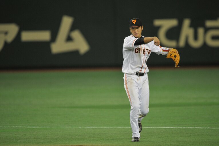 当時21歳の坂本勇人。巨人の絶対的存在に　©Hideki Sugiyama