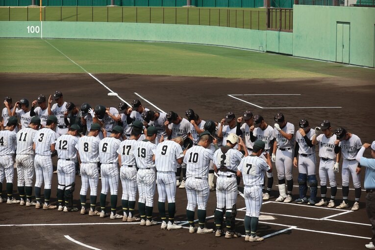 大阪府大会の4回戦で大阪桐蔭を破った大阪立命館は、続く5回戦で箕面学園に惜敗。大金星のあとだからこその難しさがあったという　©Fumi Sawai