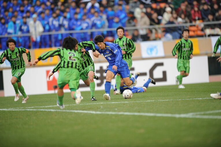 高校時代の大迫勇也（2009年）©Naoya Sanuki