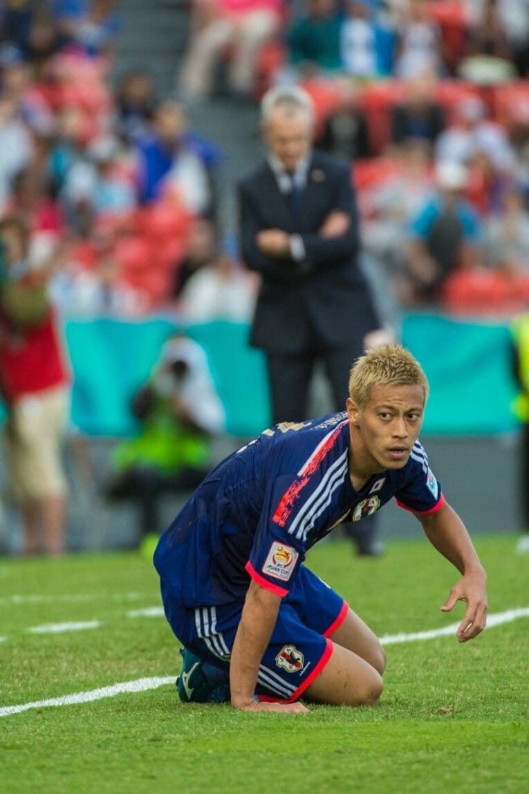 2015年のアジア杯での本田圭佑　©Takuya Sugiyama