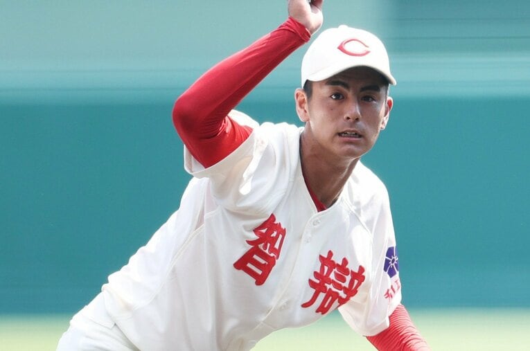 智弁和歌山高から米・ハワイ大へ進学した武元一輝がアスレチックスからドラフト指名。逸材はなぜ異国への挑戦を選んだのか？ ／ photograph by JIJI PRESS