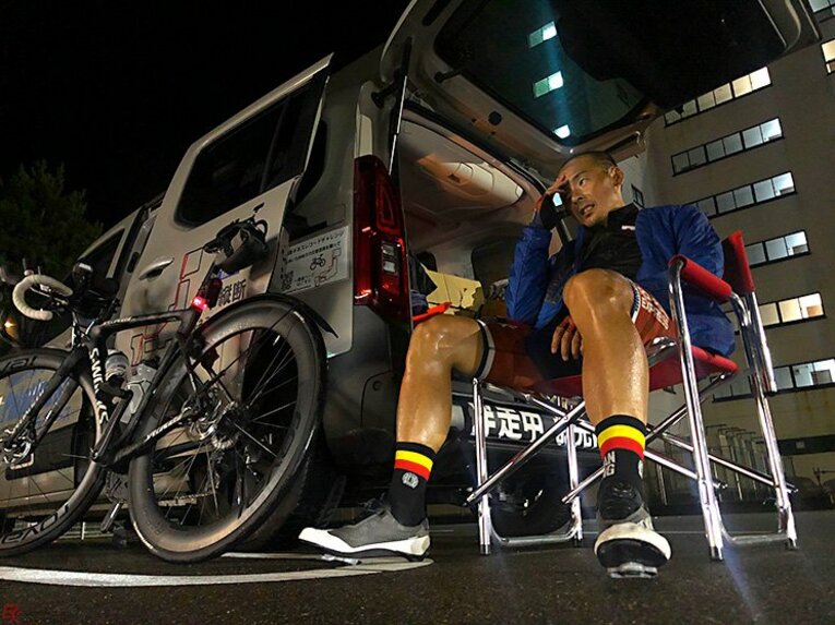 日本縦断の自転車ギネス記録は、最高効率の走りと「神風」が生んだ。(2)