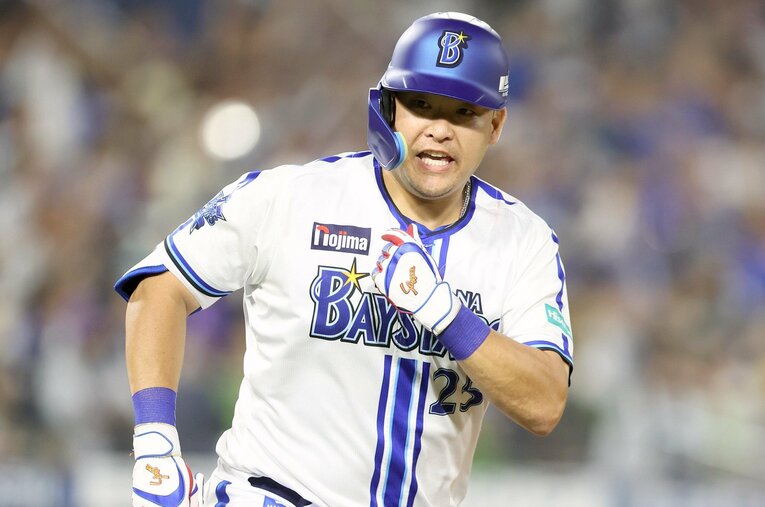 ベイスターズ復帰戦で3ランホームランを放った筒香嘉智がNumberWebインタビューでその真相を明かした ／ photograph by SANKEI SHIMBUN