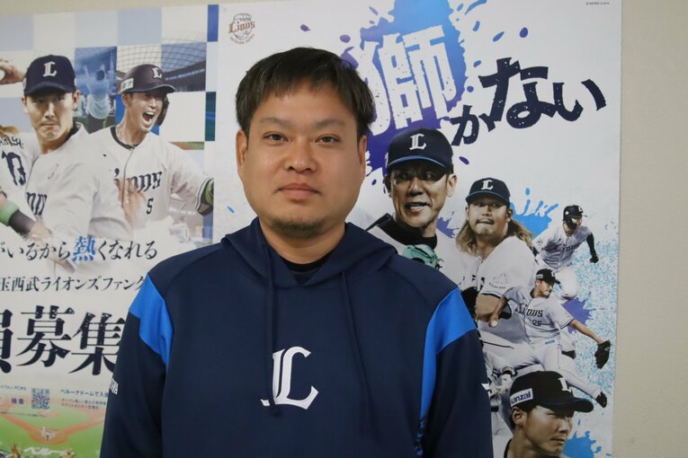 西武のアナリストとして活躍する森川氏　©Kou Hiroo