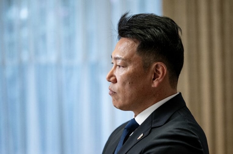 連覇を目指す戦いの青写真を語る日本代表・井端監督 ／ photograph by Nanae Suzuki