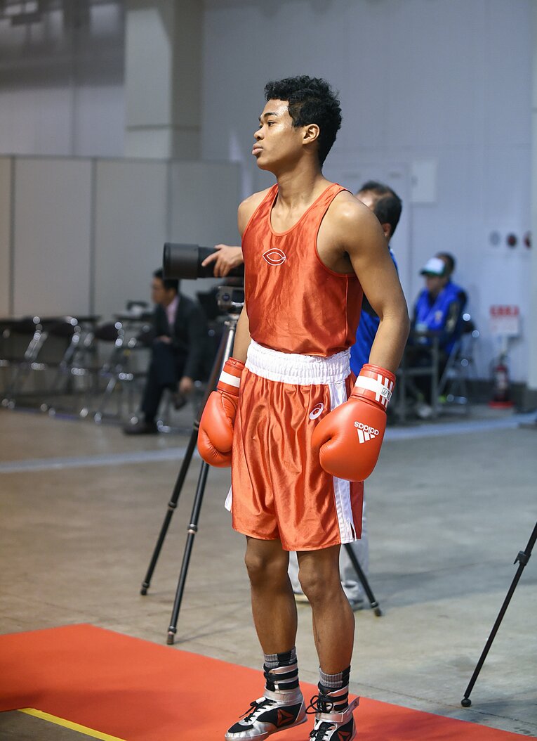 中央大学時代の岡澤セオン（2017年）©Naoki Fukuda