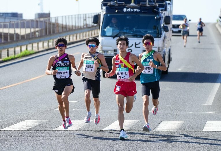 出雲駅伝でエース級が集う2区を任されたものの区間10位に終わった折田壮太。高校時代は世代No.1ランナーだった輝きを取り戻せるか　©Satoshi Wada