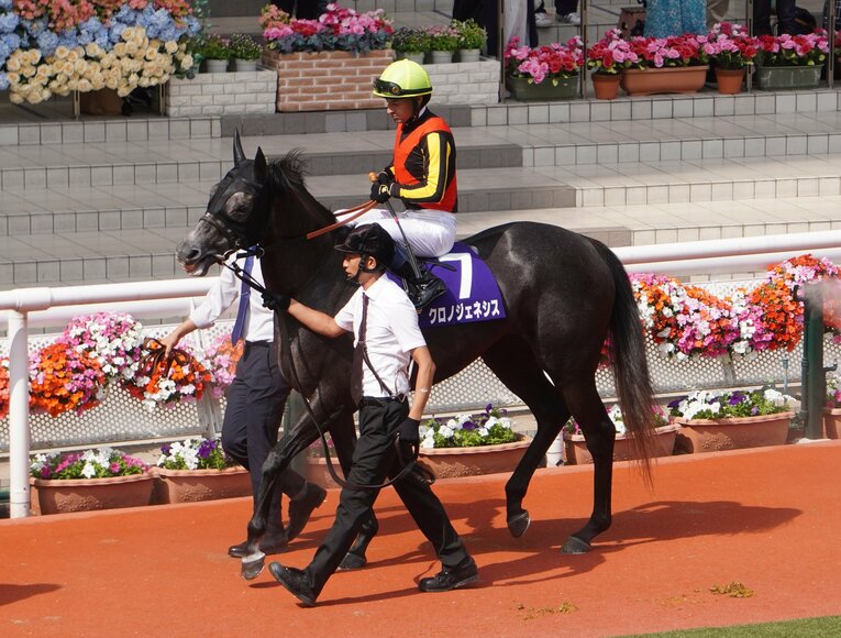 宝塚記念のパドックでのクロノジェネシス