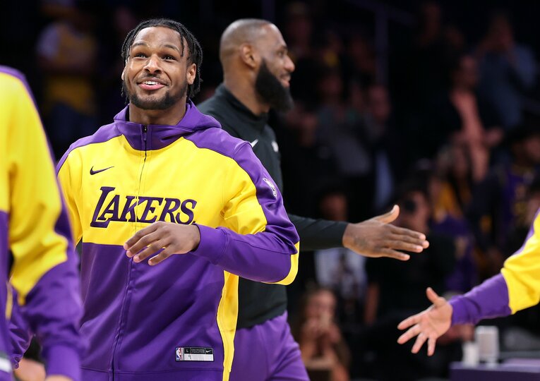 先天性心疾患を抱えながら、NBAの舞台にたどり着いたブロニー・ジェームズ　©︎Getty Images