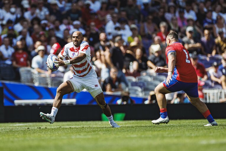 セミシ・マシレワ（2023年ラグビーW杯チリ戦）©︎Kiichi Matsumoto